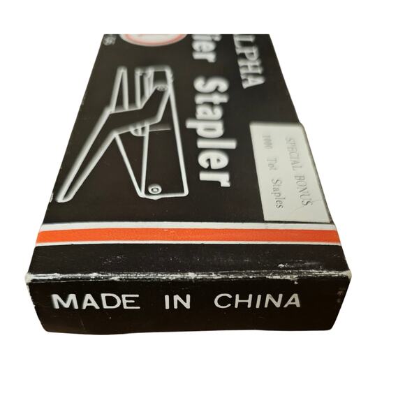 Vintage Alpha Plier Stapler PS-06 No Staples Included (gg237) - Picture 3 of 8